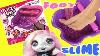 Glitzy Spa Slime Foot Bath With Poopsie Unicorn My Life Spa Set Opening Toy Caboodle