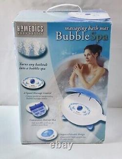 HOMEDICS Massaging Bath Mat Bubble Spa 2 Speed Massage Control Model BMAT-4