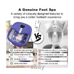 HOSPAN (2022.8 Upgrade) Collapsible Foot Spa Electric Rotary Massage, Foot Ba