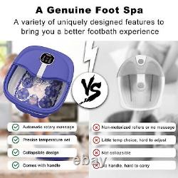 HOSPAN 2023.8 Upgrade Collapsible Foot Spa Electric Rotary Massage, Foot Bat