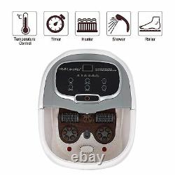 H&B Luxuries Foot Spa Bath Massager with Temperature Control Motorized Rollers