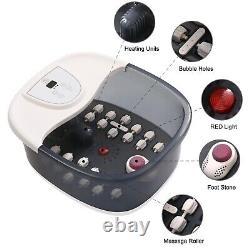 Home Spa Experience Shiatsu Foot Massager with Epsom Salt & Temperature Control