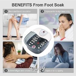 Home Spa Experience Shiatsu Foot Massager with Epsom Salt & Temperature Control