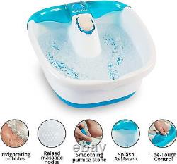 Homedics Bubble MateSpa Foot Massager Raised Massage nodesRemovable Pumice Stone