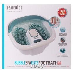 Homedics Bubble Spa Elite Footspa with Heat Boost With Box