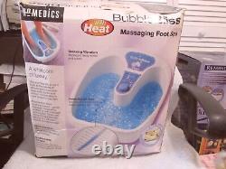 Homedics Massaging Foot Spa With Bonus Foot Care Kit New In Box Box Is Worn