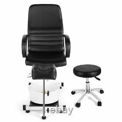 Hydraulic Pedicure Station Chair Footbath Massage Beauty Nail Salon Spa with Stool