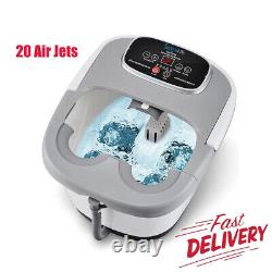 Hydro Therapy Foot Bath Massager Relieve Fatigue Detox Adjustable Time & Heat