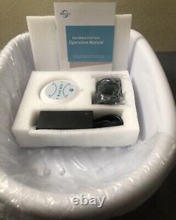 Ion Pure Professional Grade Ionic D Foot Bath Detox Cleanse Spa Machine with Tub