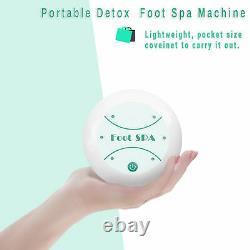 Ionic Bath Detox Foot Spa Machine Cleaner Body Toxins With100 Basin Liners 6 Array