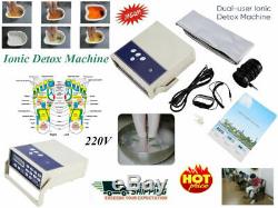 Ionic Detox Foot Bath Spa Cleanse Machine Far infrared Ion Waist Belt Care US/