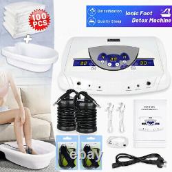 Ionic Detox Foot Bath Tub Spa Ion Chi Cleanse Machine With 110Pack Liners For Home