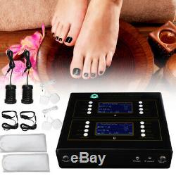 Ionic Foot Bath Detox Machine Foot Spa Massager Body Stress Relief 2 Person Use
