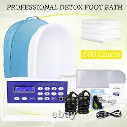Ionic Foot Spa Bath Detox Machine Ion Foot Tub Basin with Blue Bag for Home Use