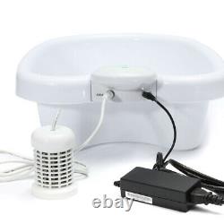 Ionic Ion Detox Foot Bath Spa Machine Single User With Tub Therapy Health New