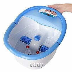 Ivation Foot Spa Massager Heated Bath, Automatic Massage Rollers, Vibration, 3