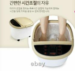 Korea Oxygen Bubble Foot Spa Bath Digital Massager Therapy Heater Relax