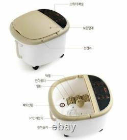 Korea Oxygen Bubble Foot Spa Bath Digital Massager Therapy Heater Relax