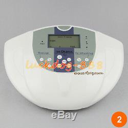LCD Foot Detox Ionic Foot Bath Spa Cell Cleanse Set Acupuncture Pads Fir Belt