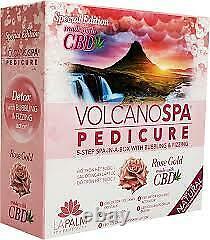 La Palm Volcano Spa Pedicure 5 Steps Foot Pedicure Spa Bath Scented Bubble Fizz