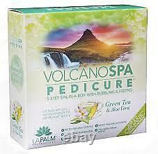 La Palm Volcano Spa Pedicure 5 Steps Foot Pedicure Spa Bath Scented Bubble Fizz
