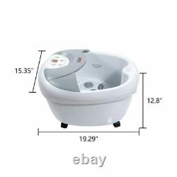 Large Foot Spa Bath Massager WithHeat Digital time Temperature Control LED Display