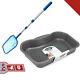 Lay-z-spa Care & Maintenance Bundle Pool Leaf Skimmer And Foot Bath Fit All Feet