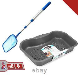 Lay-Z-Spa Care & Maintenance Bundle Pool Leaf Skimmer and Foot Bath Fit All Feet
