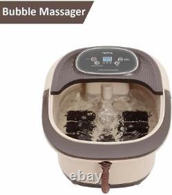 Lifelong Electric Foot Spa Massager Machine with 8 rollers, Digital Panel, 220 VAT