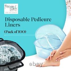 Liners, Original Disposable Pedicure Spa Liners, 100 Count