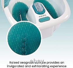 Luxury Bubble Spa Footbath with Heating, Massaging Jets & Removable Pedicure Set