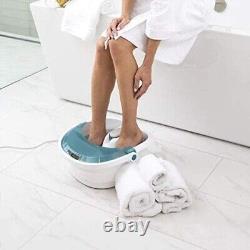 Luxury Bubble Spa Footbath with Heating, Massaging Jets & Removable Pedicure Set