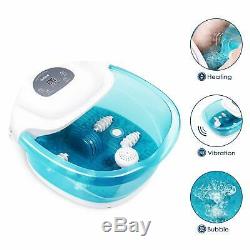 Maxkare Foot Spa Foot Bath Massager with Heat and Massage Vibration Bubbles 3 in