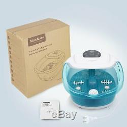 Maxkare Foot Spa Foot Bath Massager with Heat and Massage Vibration Bubbles 3 in