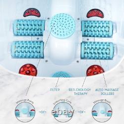 Milliard Foot Spa Bath Massager with Heat, Extra Large Size with Wheeled Base, A
