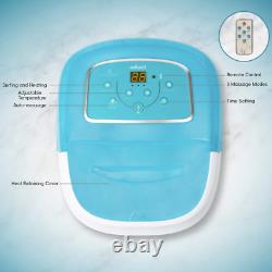 Milliard Foot Spa Bath Massager with Heat, Extra Large Size with Wheeled Base, A