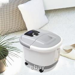 Motorized Portable Foot Spa Massager Bath Heat Furniture Electric Feet Rollers