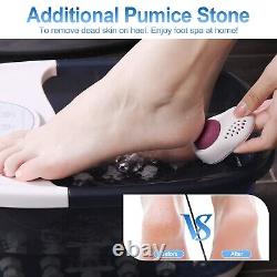 Multi-Function Foot Soaker with Temperature Control, Bubbles & Massage Rollers