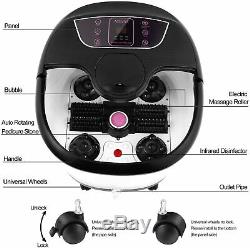 NEW ACEVIVI Portable Foot Spa Bath Massager Set Heat LCD Display Infrared Relax