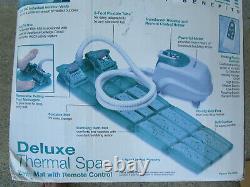 NEW Conair Body Benefits Deluxe Spa Thermal Cushion Bath Mat WITH Remote Control