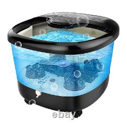NEW Foot Spa Bath Massager Bubble Heat with LED Display Infrared Relax Timer