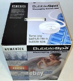 (NEW IN BOX!) HoMedics (BMAT-1A) Bubble Spa Massaging Bubble Bath Mat with HEAT