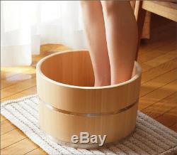 NEW Japanese Foot Bath Oke Natural Wooden Tub Onsen Spa Hot Spring Free Shippng