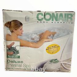 New Conair Body Benefits Deluxe Thermal Spa Cushion Bath Mat Remote Control