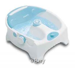 New Homedics Heated Bubble Spa # Bl-150 Luxury Foot Bath Massage Brush