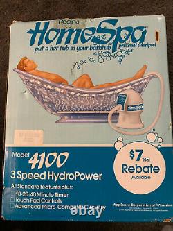 New Vintage HOME SPA Model 4100 3 speed Hydropower