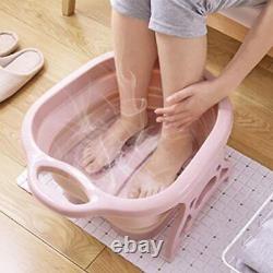 OLIYA Foot Spa Foldable Foot Bath-large foot bath with foot massage roller as