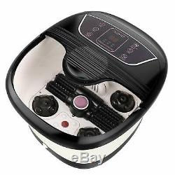 OUTCAMER Foot Spa Bath Massager With Heater, Massage And Bubble Jets, Ball