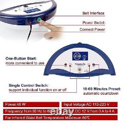 Optimum All-in-one Ionic Foot Spa Bath Basin Tub Massager with Heat Waistband US