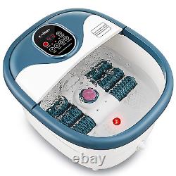 Pedicure Foot Spa Bath Massager with Heat for Feet Relief and Relax, Bubble Surg